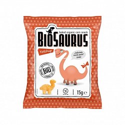 Biosaurus křupky s kečupem BIO 15g