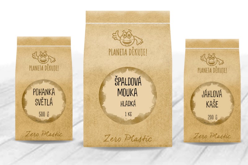 ZERO PLASTIC - 100% papírové balení obrázek ZERO PLASTIC - 100% papírové balení