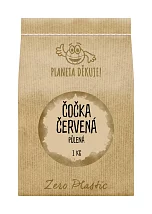 Červená čočka, půlená - Zero plastic Červená čočka, půlená - Zero plastic