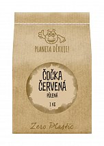 Červená čočka, půlená 1kg - Zero plastic Červená čočka, půlená 1kg - Zero plastic