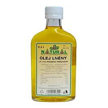 Lněný olej, hnědý 200 ml Lněný olej, hnědý 200 ml