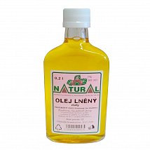 Lněný olej, zlatý 200 ml Lněný olej, zlatý 200 ml