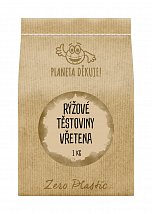 Rýžové těstoviny vřetena - Zero Plastic Rýžové těstoviny vřetena - Zero Plastic