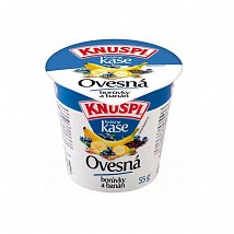 Knuspi Rychlá kaše ovesná, borůvky a banán 55 g Knuspi Rychlá kaše ovesná, borůvky a banán 55 g