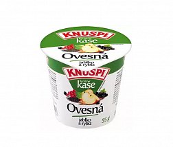 Knuspi Rychlá kaše ovesná, jablko a rybíz 55 g Knuspi Rychlá kaše ovesná, jablko a rybíz 55 g