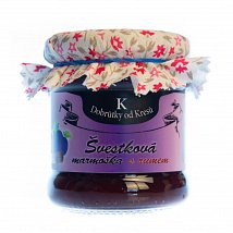 Švestková marmoška s rumem a skořicí 210 ml Švestková marmoška s rumem a skořicí 210 ml