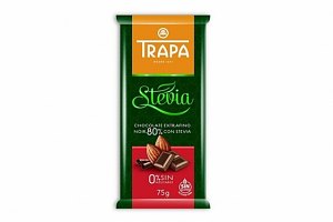 Hořká čokoláda se stévií 80% 75g Hořká čokoláda se stévií 80% 75g