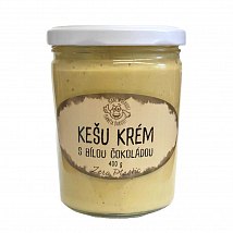Kešu krém s bílou čokoládou 400g Kešu krém s bílou čokoládou 400g
