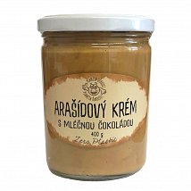 Arašídový krém s mléčnou čokoládou 400g Arašídový krém s mléčnou čokoládou 400g