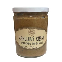 Mandlový krém s mléčnou čokoládou 400g