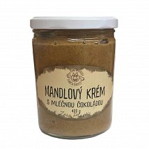 Mandlový krém s mléčnou čokoládou 400g Mandlový krém s mléčnou čokoládou 400g