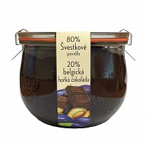 Švestková povidla s belgickou čokoládou 600g Švestková povidla s belgickou čokoládou 600g