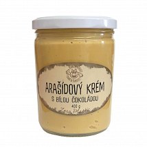 Arašídový krém s bílou čokoládou 400g Arašídový krém s bílou čokoládou 400g