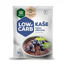 Topnatur Low Carb kaše kakao a borůvka se sladidlem 60g