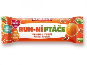 Tyčinka Run-ní ptáče meruňka s mandlí a chia 35g