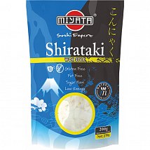 Konjakové nudle Shirataki ve tvaru wok nudlí v nálevu 270g Konjakové nudle Shirataki ve tvaru wok nudlí v nálevu 270g