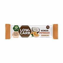 Low carb tyčinka kokos a pomeranč 40g Low carb tyčinka kokos a pomeranč 40g