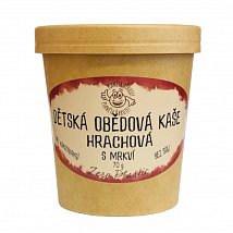Dětská obědová hrachová kaše s mrkví bez soli 77 g Dětská obědová hrachová kaše s mrkví bez soli 77 g