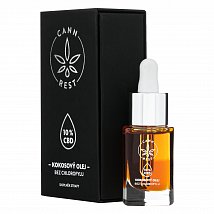 Cann Rest CBD 10% v kokosovém oleji bez chlorofylu 15 ml Cann Rest CBD 10% v kokosovém oleji bez chlorofylu 15 ml