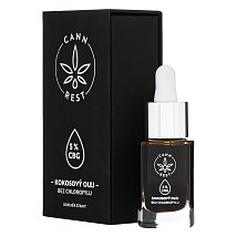 Cann Rest CBG 5% v kokosovém oleji bez chlorofylu 15ml Cann Rest CBG 5% v kokosovém oleji bez chlorofylu 15ml