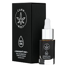 Cann Rest CBG 10% v kokosovém oleji bez chlorofylu s příchutí citrónu 15ml Cann Rest CBG 10% v kokosovém oleji bez chlorofylu s příchutí citrónu 15ml