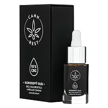 Cann Rest CBG 10% v kokosovém oleji bez chlorofylu s příchutí citrónu 15ml Cann Rest CBG 10% v kokosovém oleji bez chlorofylu s příchutí citrónu 15ml