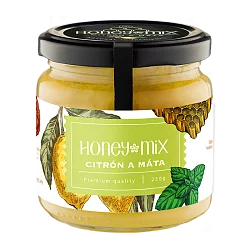 HoneyMix Med s citronem a mátou 250g