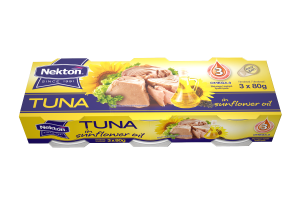 Nekton Tuňák ve slunečnicovém oleji 3 x 80g Nekton Tuňák ve slunečnicovém oleji 3 x 80g