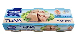 Nekton Tuňák ve vlastní šťávě 3 x 80g