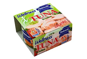 Nekton Tuňák ve vlastní šťávě kousky Wellness 185g