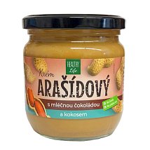 Arašídový krém s mléčnou čokoládou a kokosem 400g Arašídový krém s mléčnou čokoládou a kokosem 400g