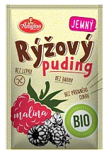 Amylon Puding rýžový malinový bez lepku BIO 40g