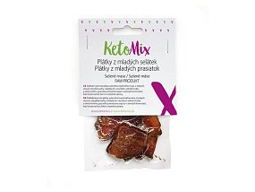 KetoMix Sušené maso plátky z mladých selátek 25g KetoMix Sušené maso plátky z mladých selátek 25g