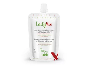 DailyMix Jogurtové proteinové pyré s višňovou příchutí 100g DailyMix Jogurtové proteinové pyré s višňovou příchutí 100g