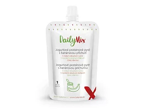 DailyMix Jogurtové proteinové pyré s banánovou příchutí 100g DailyMix Jogurtové proteinové pyré s banánovou příchutí 100g