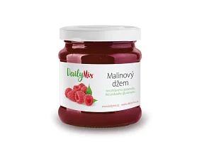 DailyMix Malinový džem se sladidlem 205g (10 porcí) DailyMix Malinový džem se sladidlem 205g (10 porcí)