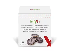 DailyMix Proteinové sušenky s čokoládovou polevou 264g