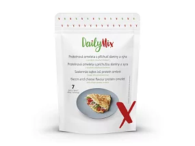 DailyMix Proteinová omeleta s příchutí slaniny a sýra 280g (7 porcí) DailyMix Proteinová omeleta s příchutí slaniny a sýra 280g (7 porcí)
