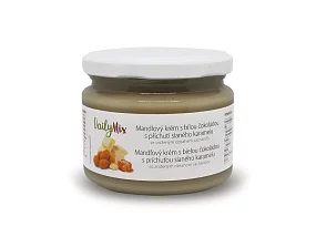 DailyMix Mandlový krém s bílou čokoládou s příchutí slaného karamelu 300g DailyMix Mandlový krém s bílou čokoládou s příchutí slaného karamelu 300g