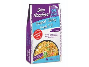 Slim Pasta Hotové jídlo s arašídovou Satay omáčkou a kořením 300 g Slim Pasta Hotové jídlo s arašídovou Satay omáčkou a kořením 300 g