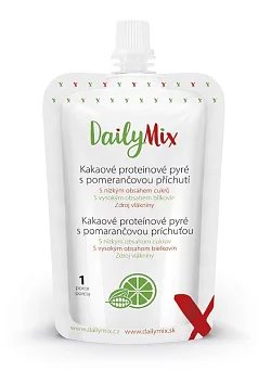 DailyMix Kakaové proteinové pyré s pomerančovou příchutí 100g