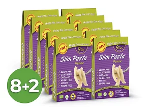 Výhodný balíček konjakových penne Slim Pasta v nálevu 8+2 zdarma