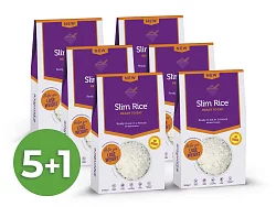Výhodný balíček konjakové rýže Slim Pasta bez nálevu 5+1 zdarma