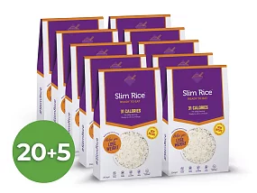 Výhodný balíček Slim Pasta rýže bez nálevu 20+5 zdarma