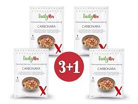 DailyMix Proteinové těstoviny Carbonara 3+1 zdarma DailyMix Proteinové těstoviny Carbonara 3+1 zdarma