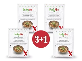 DailyMix Proteinové rizoto se sýrovo-houbovou příchutí 3+1 zdarma DailyMix Proteinové rizoto se sýrovo-houbovou příchutí 3+1 zdarma