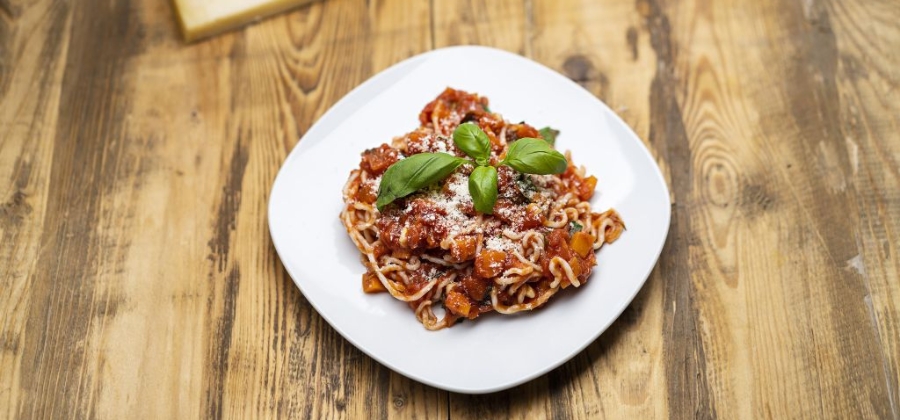 Italské špagety all´amatriciana