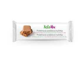 KetoMix Proteinová arašídová tyčinka 40 g KetoMix Proteinová arašídová tyčinka 40 g