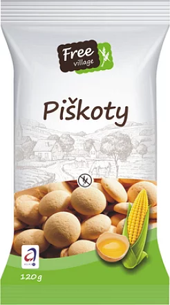 Free village Piškoty bez lepku 120g