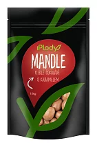 iPlody Mandle v bílé čokoládě s karamelem 100 g